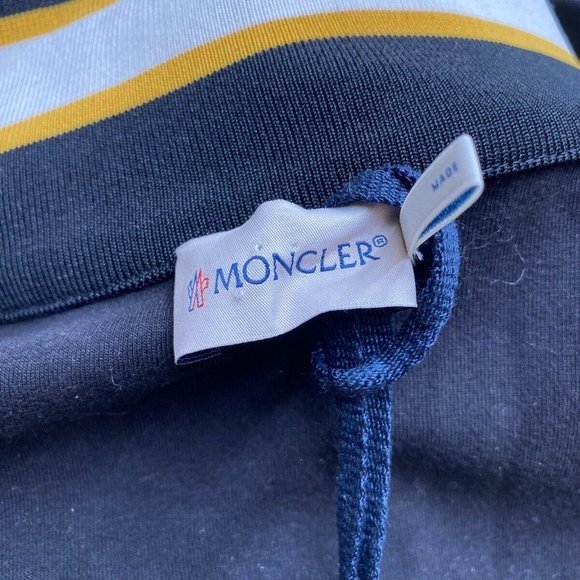 100% Auth NWT Moncler Zip Up Black Maglia Cardigan Men’s Sweatshirt Size Medium - Picture 11 of 11